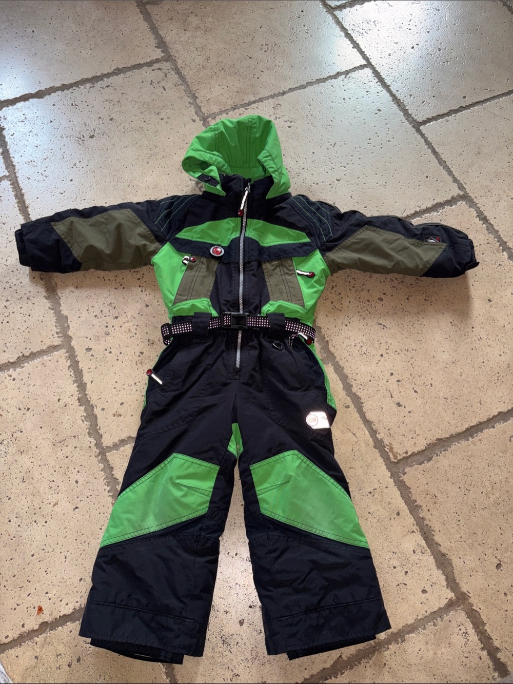 Obermeyer Kids' Extreme Explorer One-Piece Snowsuit 4 Gently Loved